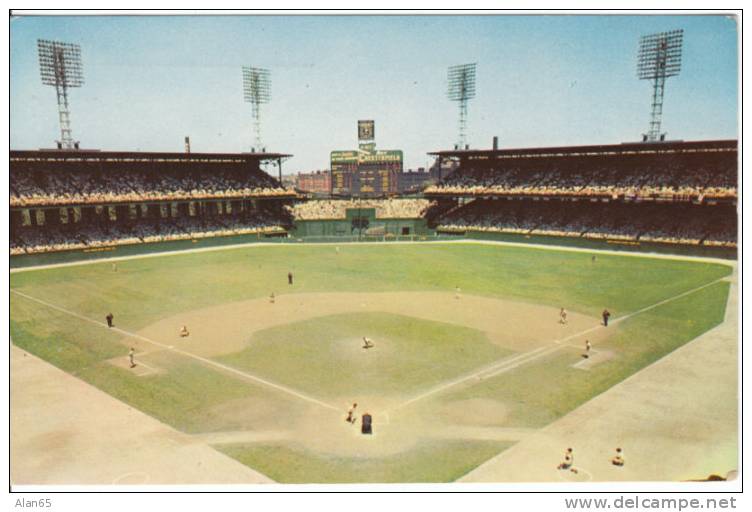 Comisky Park Baseball Stadium Chicago White Sox Vintage Postcard - Baseball