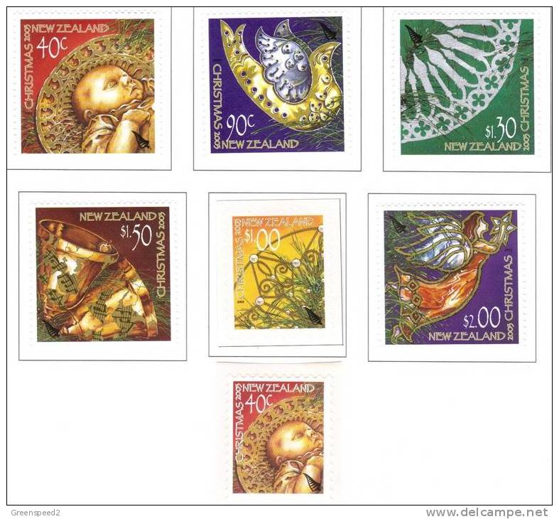 2003 New Zealand  Christmas  7v Set - Christmas