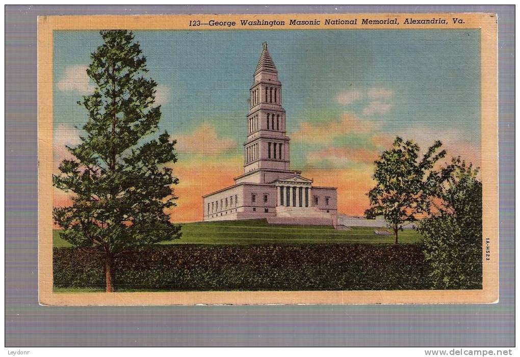 George Washington Masonic National Memorial, Alexandria, Virginia - Autres & Non Classés