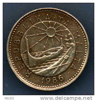 Malte 1 Cent 1986 Ttb - Malte