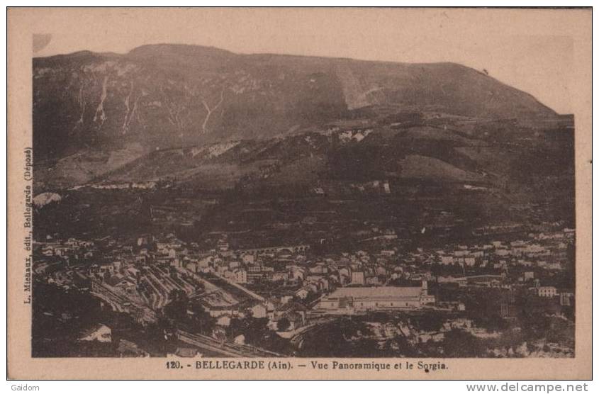 120 BELLEGARDE - Vue Panoramique Et Le Sorgia - Bellegarde-sur-Valserine