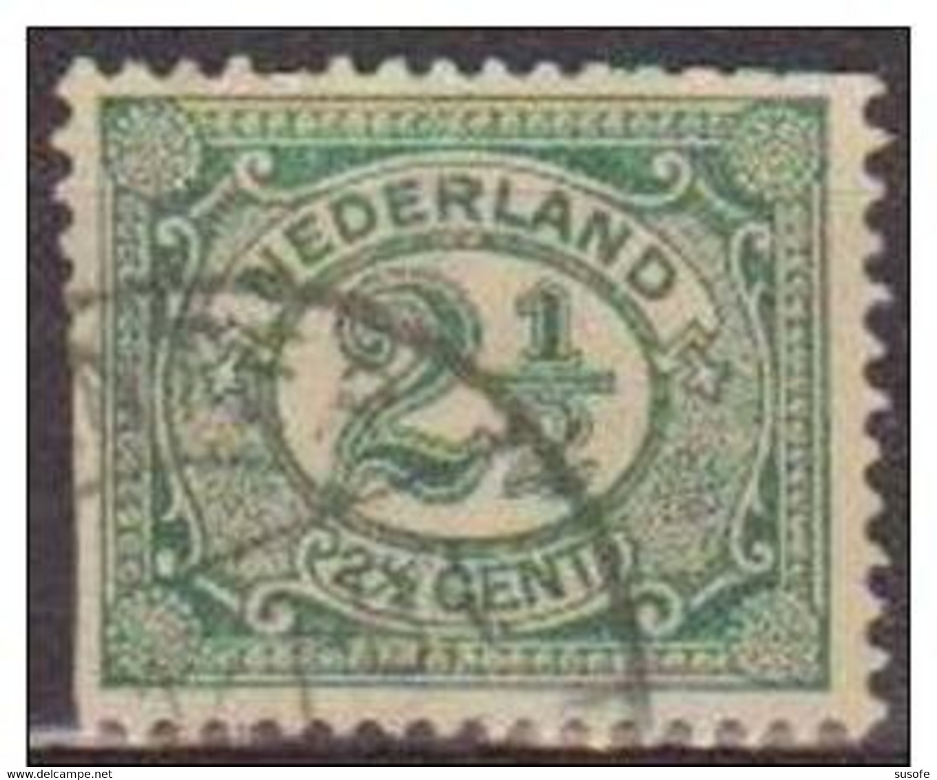 Holanda 1898-1924 Scott 60 Sello º Cifras Numeros Michel 52 Yvert 69 Nederland Paises Bajos Stamps Timbre Pays-Bas - Used Stamps