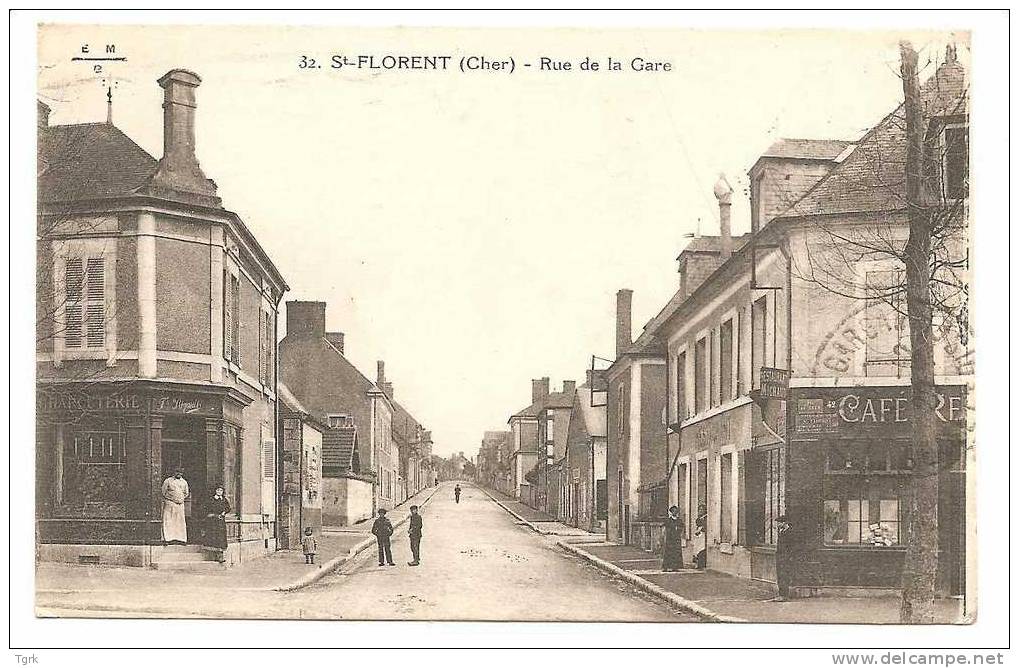 Saint Florent  La Rue De La Gare - Saint-Florent-sur-Cher