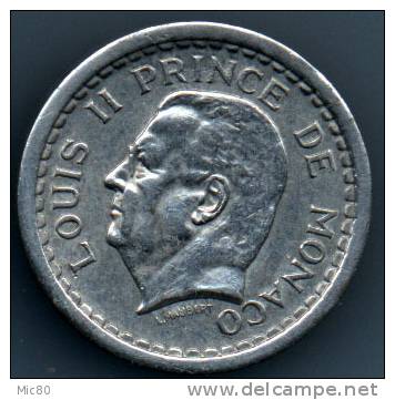 2F Monaco Louis II Alu Sans Date (1943) Ttb/sup - 1949-1956 Oude Frank