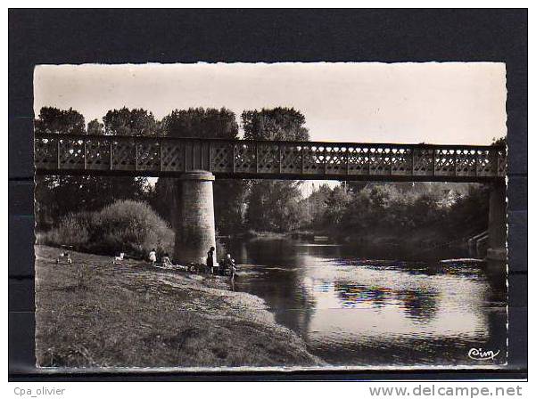 89 APPOIGNY Pont Métallique, Animée, Blanchisseuses, Ed CIM, CPSM 9x14, 195? - Appoigny