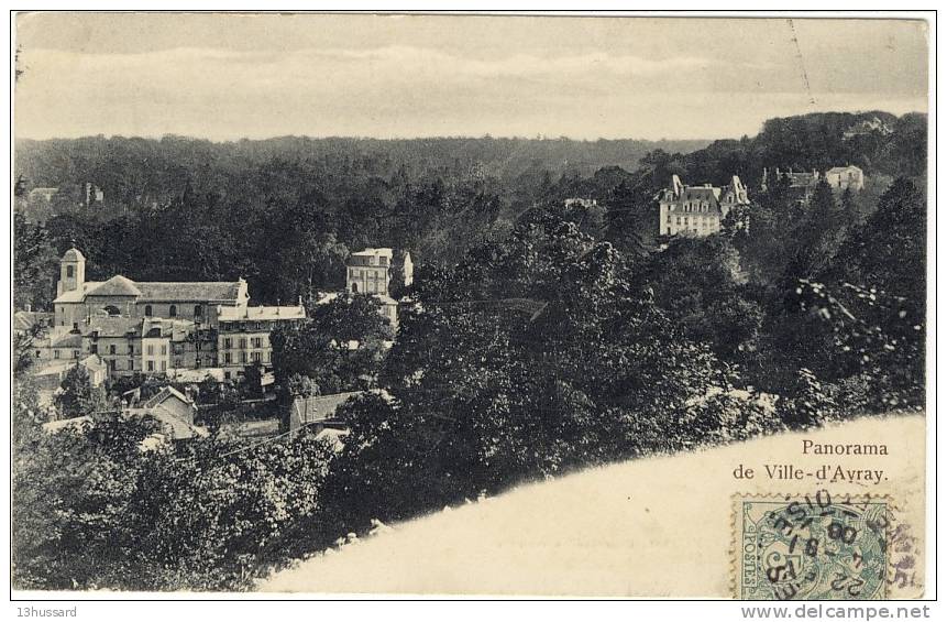 Carte Postale Ancienne Ville D'Avray - Panorama - Ville D'Avray