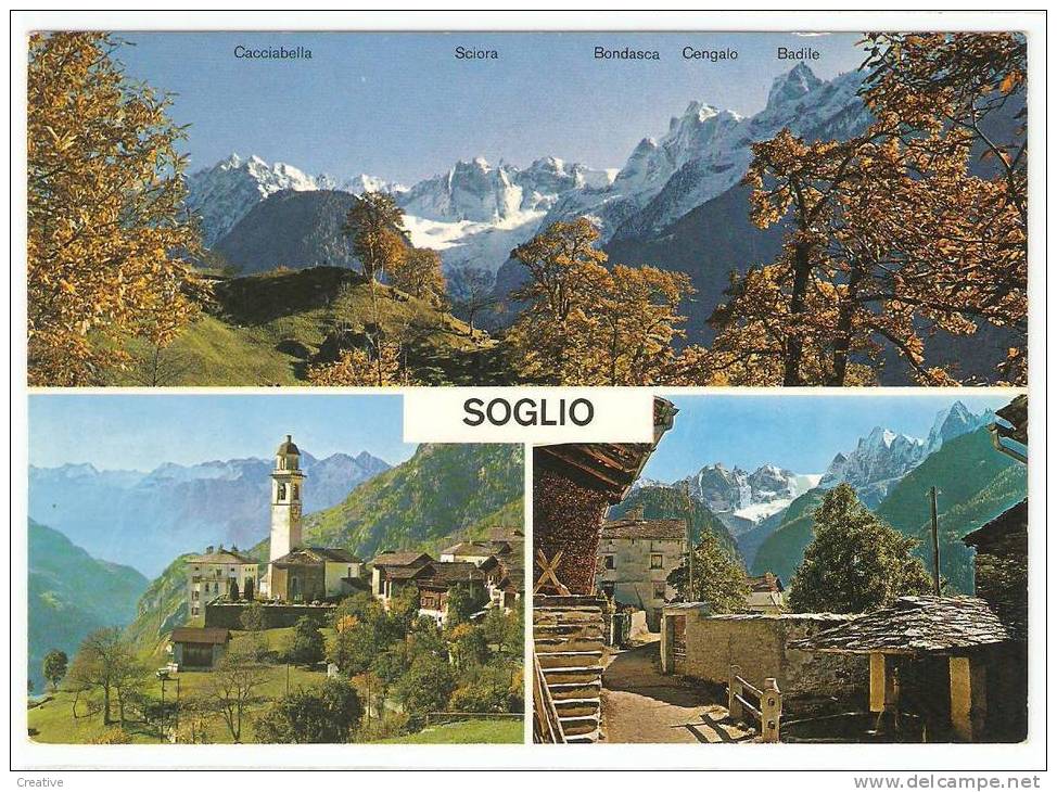 SOGLIO .  Suisse- Schweiz -Zwitserland Switzerland - Soglio