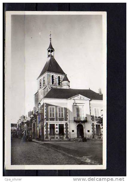 89 BRIENON SUR ARMANCON Mairie, Eglise, Ed Landre, CPSM 9x14, 1952 - Brienon Sur Armancon