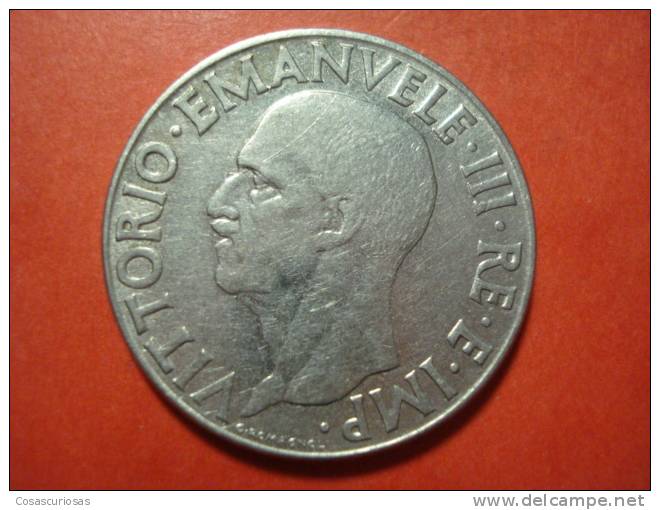 1232  ITALIA ITALY   UNA LIRA  AÑO / YEAR  1940 XVIII   BB+++ - 1900-1946 : Victor Emmanuel III & Umberto II