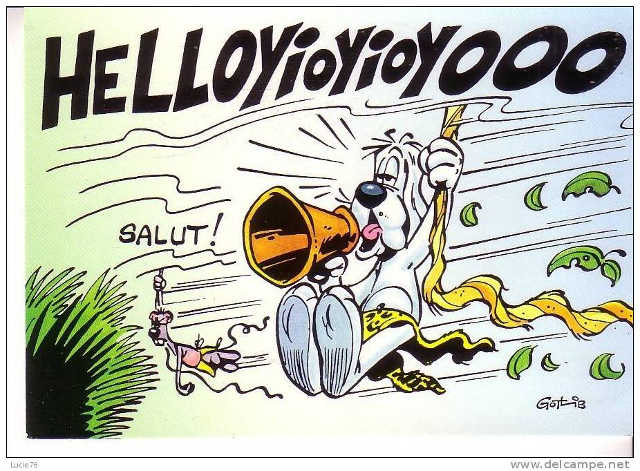 GAI LURON - N° 58  -  Signée :  Gotlib - Hello - Comicfiguren