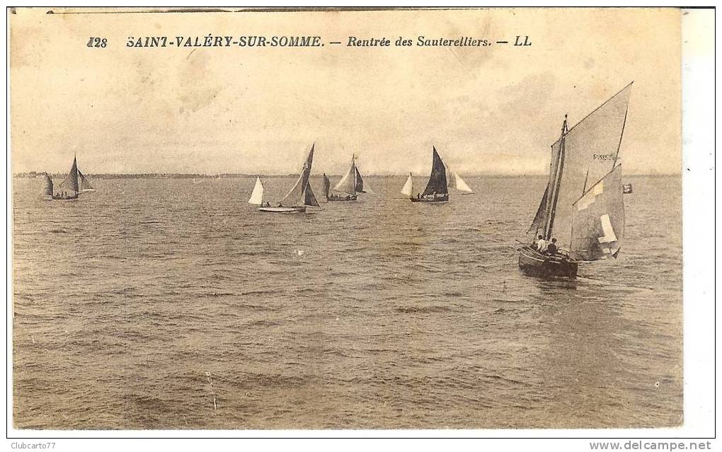 Saint-Valéry-Sur-Somme : Bateaux Des Sauteliers Dansla Baie (animée). - Saint Valery Sur Somme