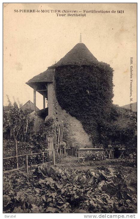 SAINT PIERRE LE MOUTIER - Fortifications De 1421. Tour Berthelot - Saint Pierre Le Moutier