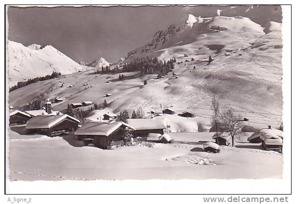 B - CPSM 74 LE GRAND BORNAND Le Chinaillon Vue Générale Des Pistes - Autres & Non Classés