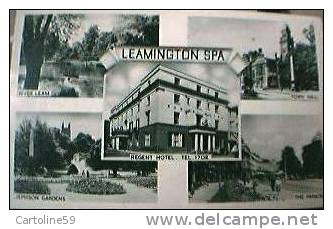 ENGLAND INGHILTERRA LEAMINGTON HOTEL REGENT E VEDUTE N 1950? Y7573 - Autres & Non Classés