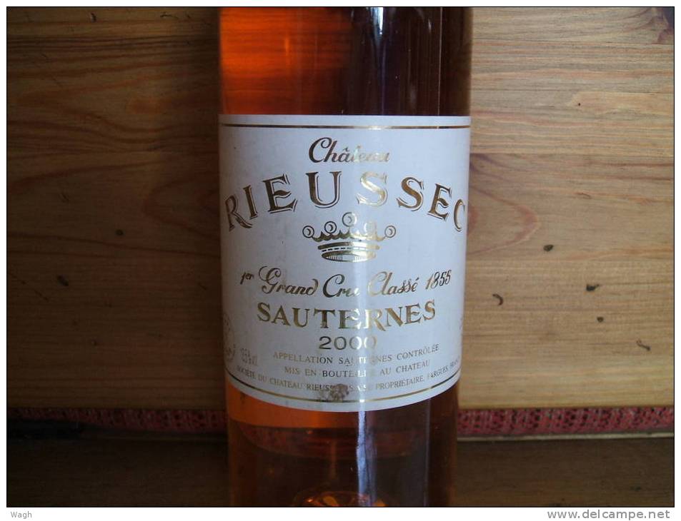 Chateau RIEUSSEC 2000 - 1er Grand Cru - Sauternes (Domaine Barons Rothschild) - Wine