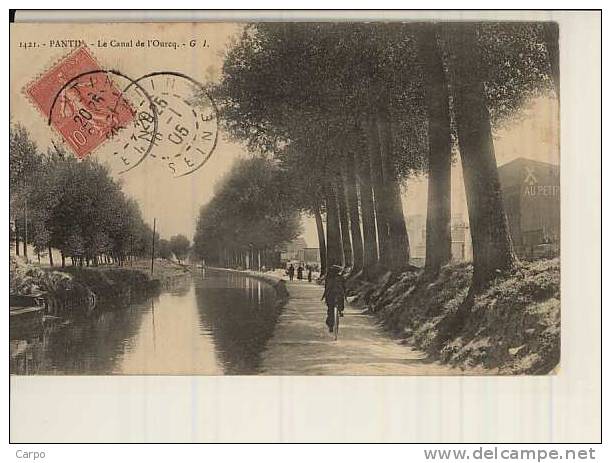 PANTIN - Le Canal De L'Ourcq. - Pantin