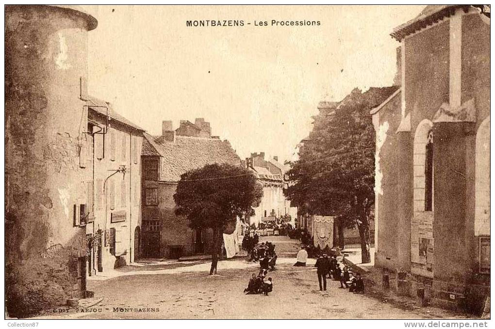 12 - AVEYRON - MONTBAZENS - LES PROCESSIONS - Montbazens