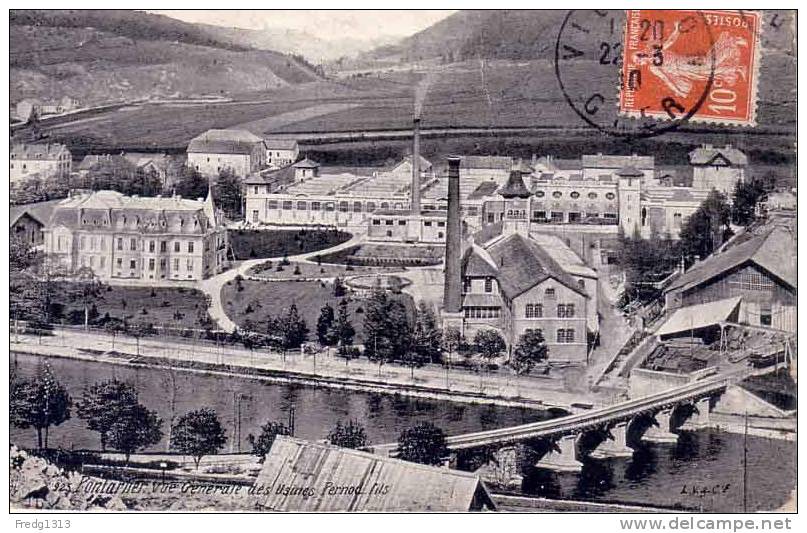 Pontarlier - Vue Generale Des Usines Pernod Fils - Pontarlier