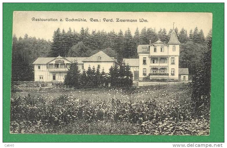 CARTOLINA-GERMANIA-RESTAURATIO  Z.LOCHMUHLE, BES. FERD.ZWERMANN - Aalen