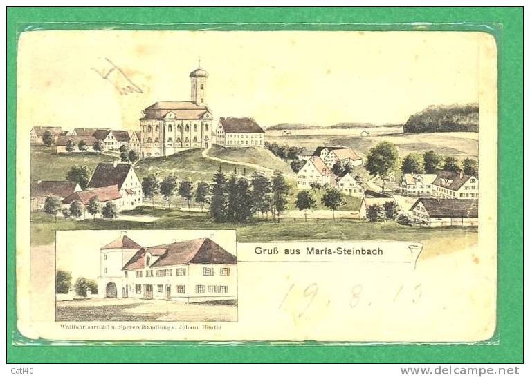 CARTOLINA-GERMANIA-GRUB AUS MARIA-STEINBACH - Aalen