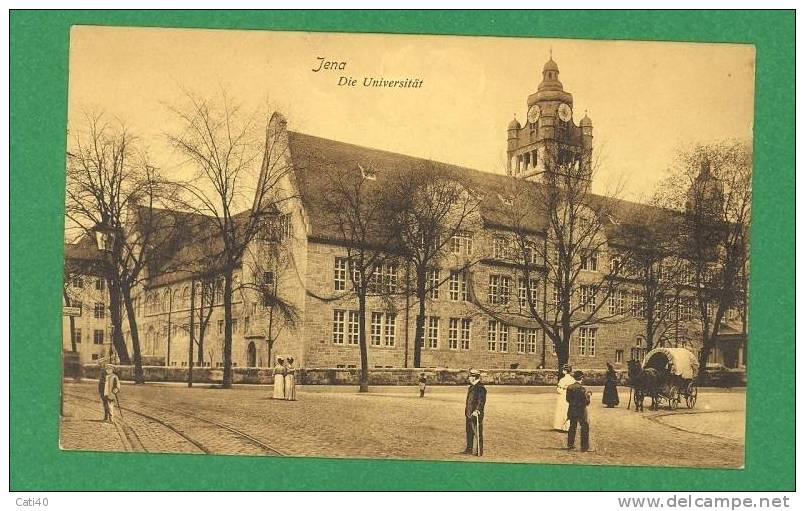 CARTOLINA-GERMANIA-JENA-DIE UNIVERSITAT - Aalen