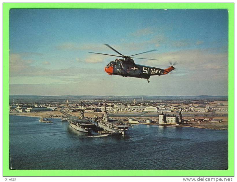 HELICOPTER NAVY HS-9 - QUONSET POINT NAVAL AIR STATIO, ,RI  - MAX SILVERSTEIN & SON - - Elicotteri