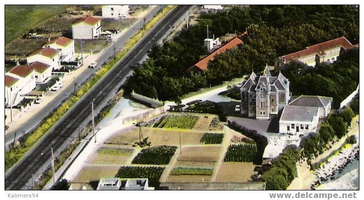 CHARENTE-MARITIME / ANGOULINS-SUR-MER ( Sud De  LA  ROCHELLE ) /  VUE  AERIENNE  GENERALE  /  CHÂTEAU  DE  LA  SAPINÈRE - Angoulins