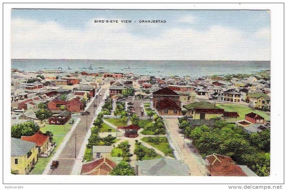 ARUBA  ( New West Indies ) / ORANJESTAD / BIRD´S-EYE VIEW  ( Vue Aérienne ) - Aruba