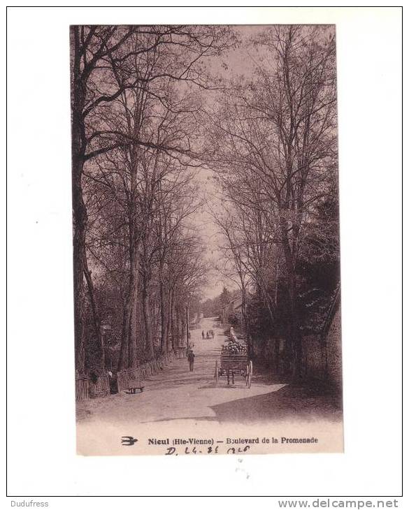 NIEUL  BOULEVARD DE LA PROMENADE - Nieul