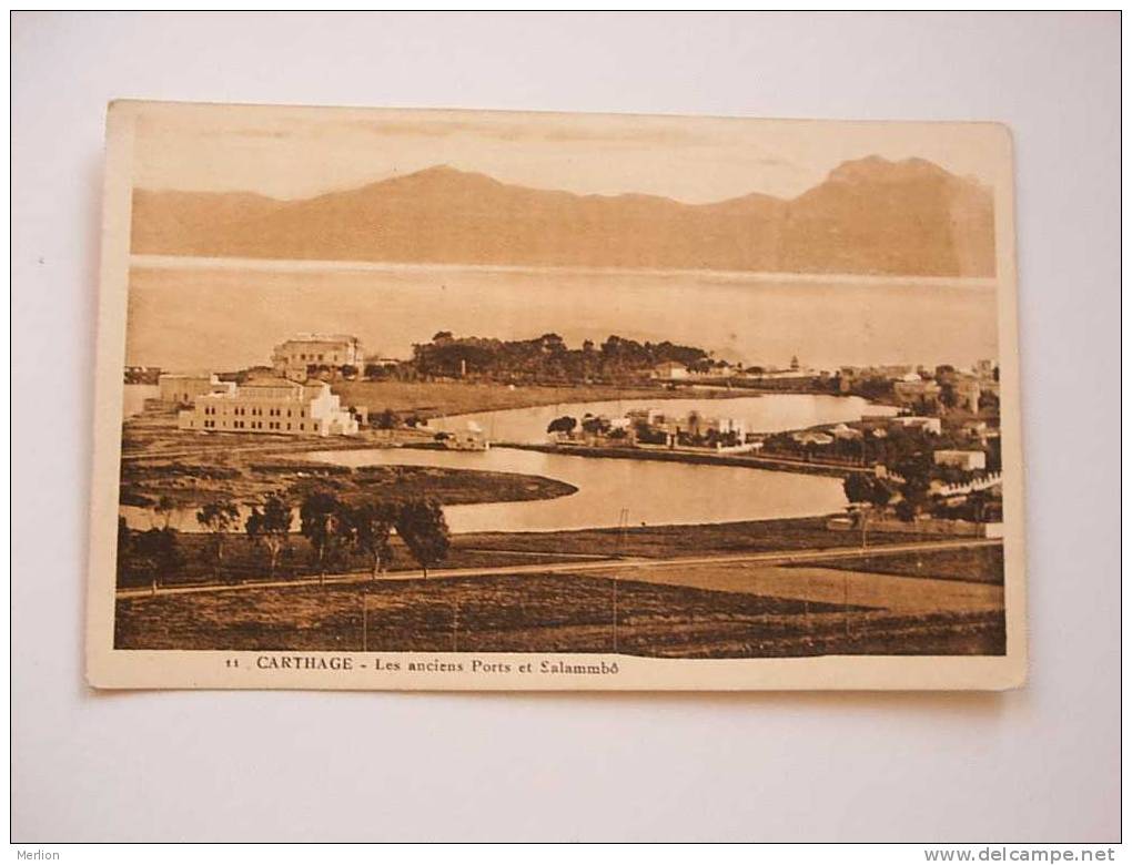 Tunisia -Carthage -Les Anciens Ports Et Salammbo  Cca 1910-20's F  D31830 - Tunisia