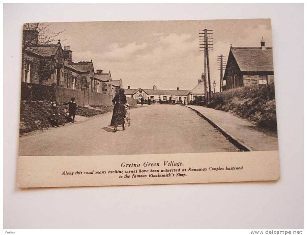 Gretna Green -street Scene  -    Cca 1910´s  VF  D31849 - Dumfriesshire