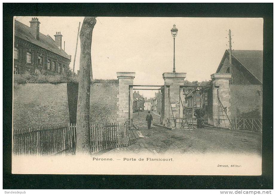 Peronne (80) - Porte De Flamicourt ( Devaux éditeur) - Peronne