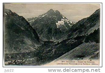 Jolie CP Ancienne 38 Dauphiné Les Claux En Vallouise Et Le Pelvoux - A Circulée Le 1-09-1926 - Autres & Non Classés