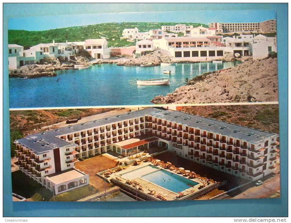 R.5165  BALEARES  ESPAÑA SPAIN  MENORCA  CALA BINIANCOLLA  HOTEL SUR MENORCA  AÑO 70  CIRCULADA  MAS EN MI TIENDA - Menorca