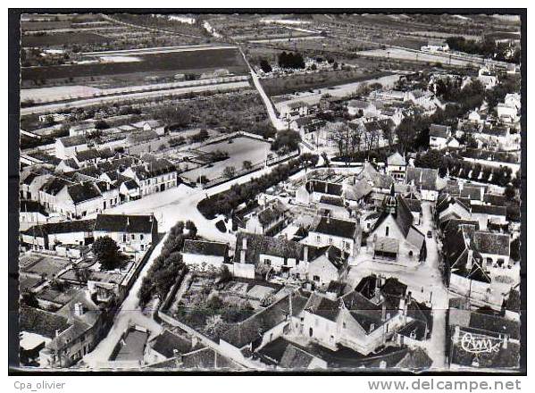 89 CHAMPS SUR YONNE Vue Générale Aérienne, Eglise, Place St Louis, Ed CIM 12443, CPSM 10x15, 196? - Champs Sur Yonne