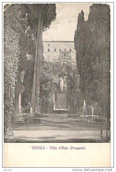 TIVOLI - Villa D'Este (Prospetto) - Tivoli