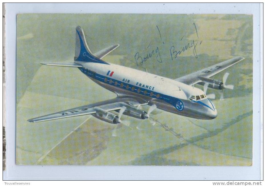 AIR FRANCE - VICKERS "VISCOUNT" - Le Viscount Est équipé De 4 Turbo-propulseurs Rolls-Royce - 1946-....: Era Moderna