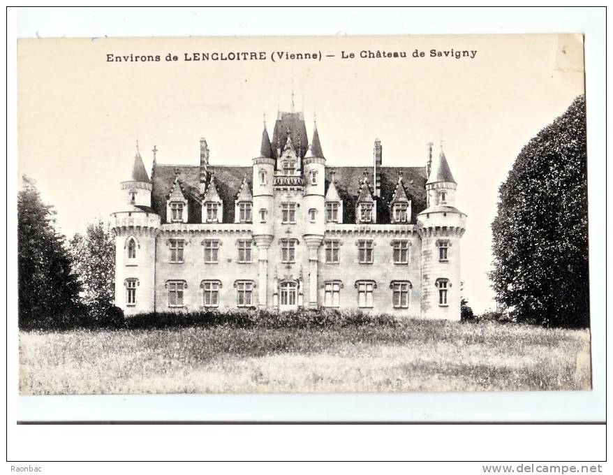 CPA--86---SAVIGNY----Lencloitre----CHATEAU----CHATEAU De SAVIGNY - Lencloitre