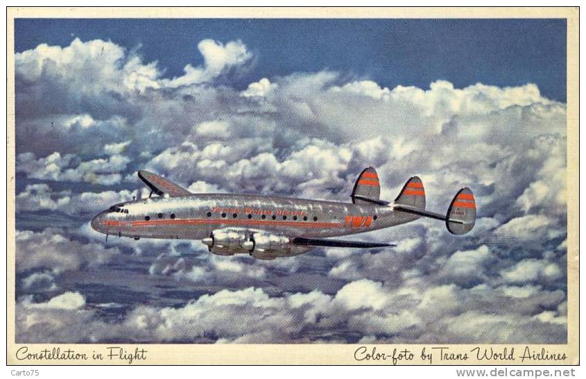 AVIATION - Constellation Trans World Airlines TWA - 1946-....: Era Moderna