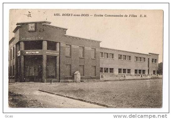 Rosny Sous Bois, écoles Communales De Filles - Rosny Sous Bois