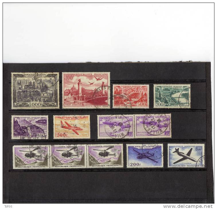 Poste Aérienne Lot Sympas Bonne Cote - 1927-1959 Oblitérés