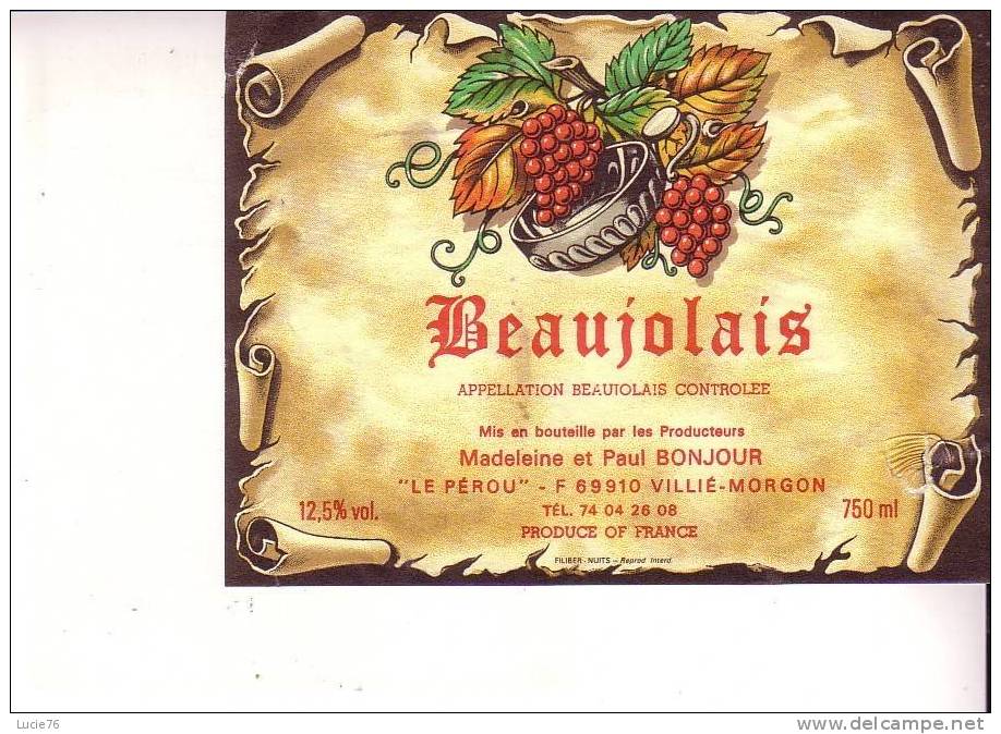 BEAUJOLAIS - Beaujolais