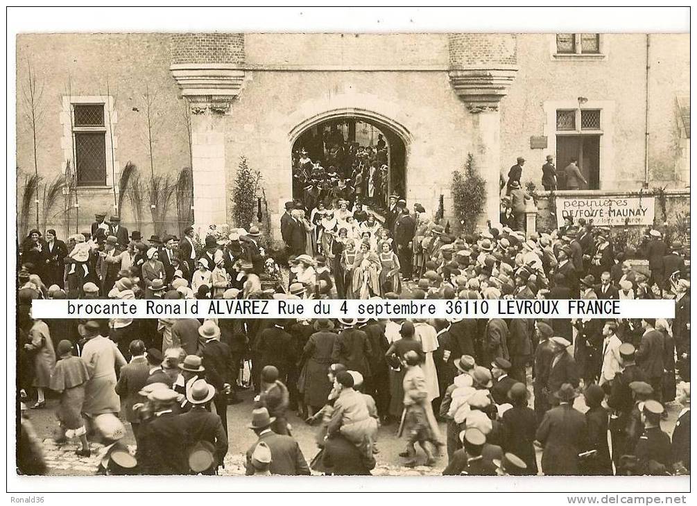 CP 18 AUBIGNY SUR NERE Fêtes ( Pub  Pépinières DESFOSSE MAUNAY BOURGES, CHARITE SUR LOIRE) - Aubigny Sur Nere