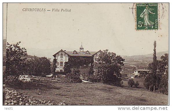 Dép 69 - V272 - Chiroubles - Villa Pulliat - état - Chiroubles