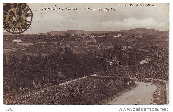 Dép 69 - V273 - Chiroubles - Vallée De Vers Les Prés - état - Chiroubles