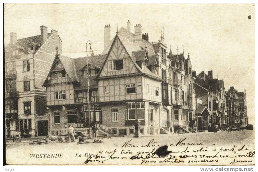 Westende -La Digue  - 1903 - Westende