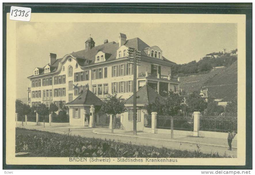 BADEN - KRANKENHAUS - TB - Baden