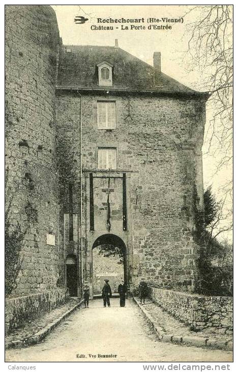 CPA Rochechouart - Château - Porte D'entrée - Rochechouart