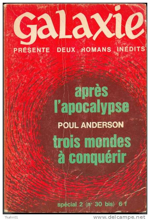 GALAXIE-BIS N° 2 " APRES L´APOCALYPSE " POUL-ANDERSON  " OPTA"  DE 1966 - Opta