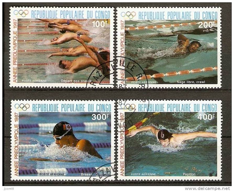 Congo 1987  Olympic Games. Seoul. (o) - Gebraucht